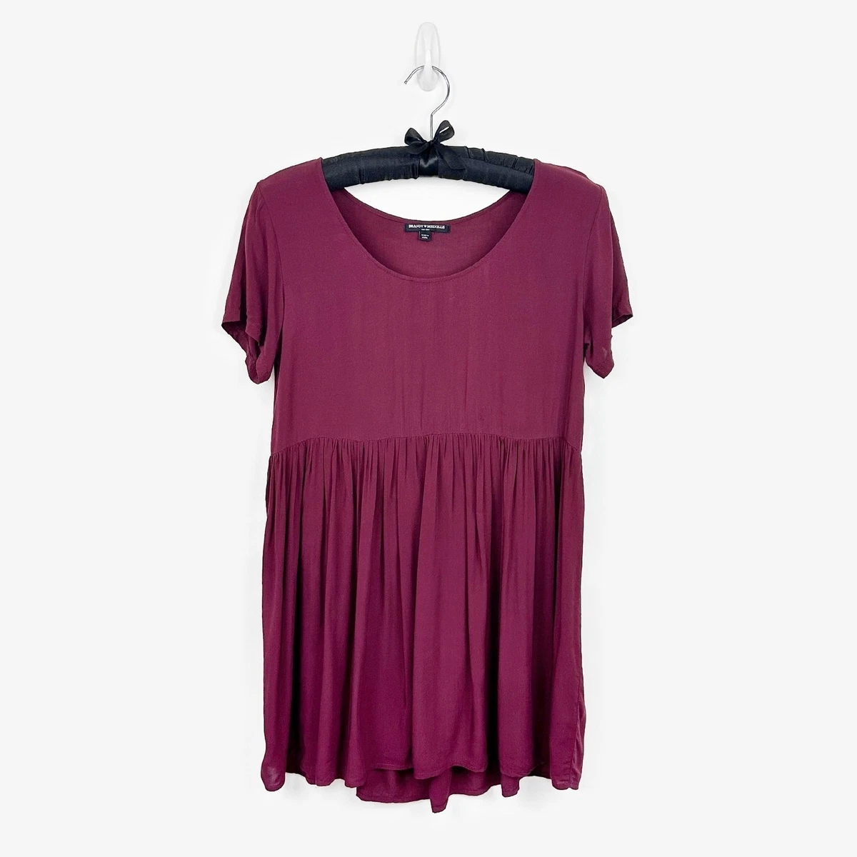 brandy melville burgundy dress Tess Dress