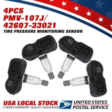 4PCS TPMS Genuine 42607-33021 OEM PMV-107J For Lexus Scion Tire Pressure Sensor