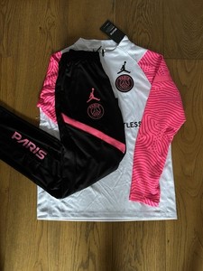 psg tracksuit pink and white