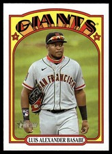 2021 TOPPS HERITAGE LUIS ALEXANDER BASABE #650 RC SAN FRANCISCO GIANTS 5976