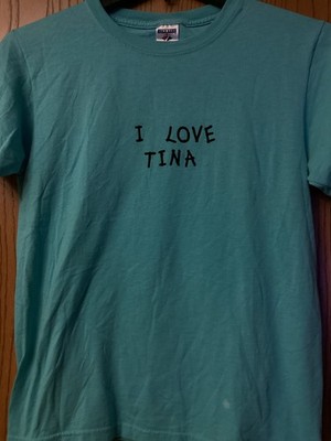 Tina Turner -  I Love Tina - Simply The Best  - Light Turquoise Shirt - S