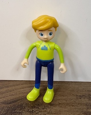 Hape Adventure Van Replacement 4  Boy Man Figure Green Shirt