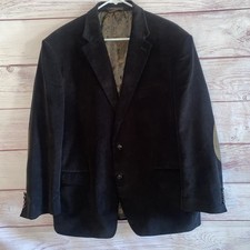 Lauren Ralph Lauren 46R Brown Corduroy Sport Coat Elbow Patch Blazer