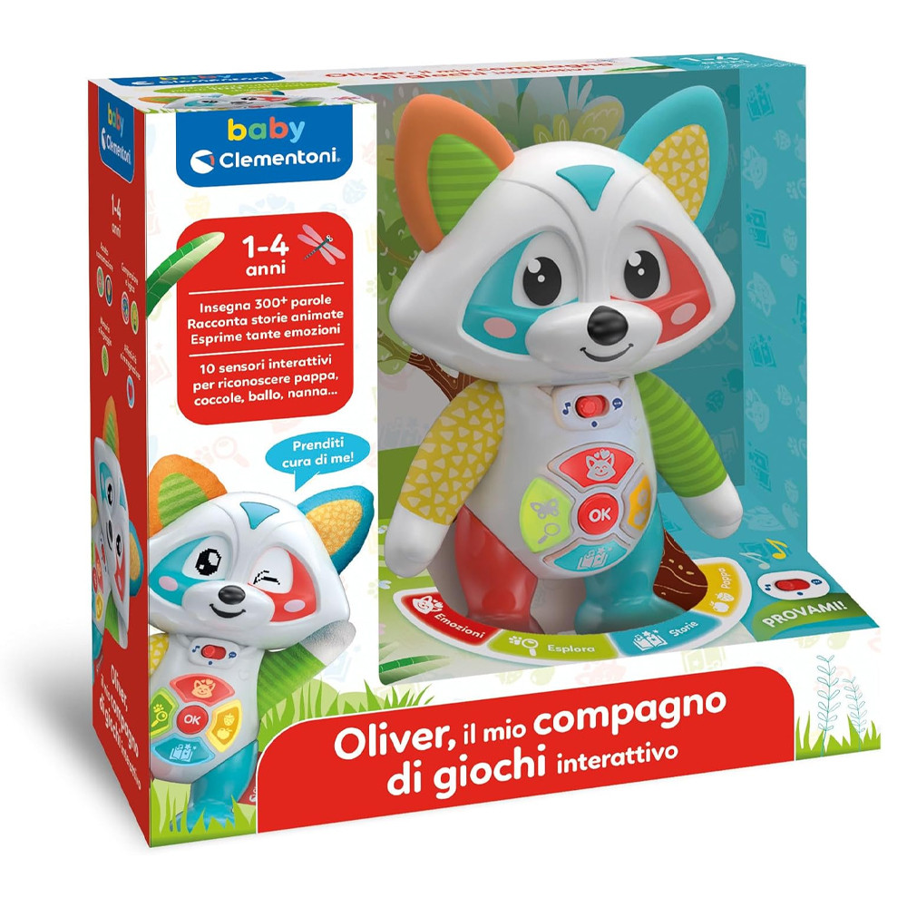Clementoni Multicolore Oliver Il Mio Amico Interattivo (17903) (1 - 4 Anni) - Immagine 4