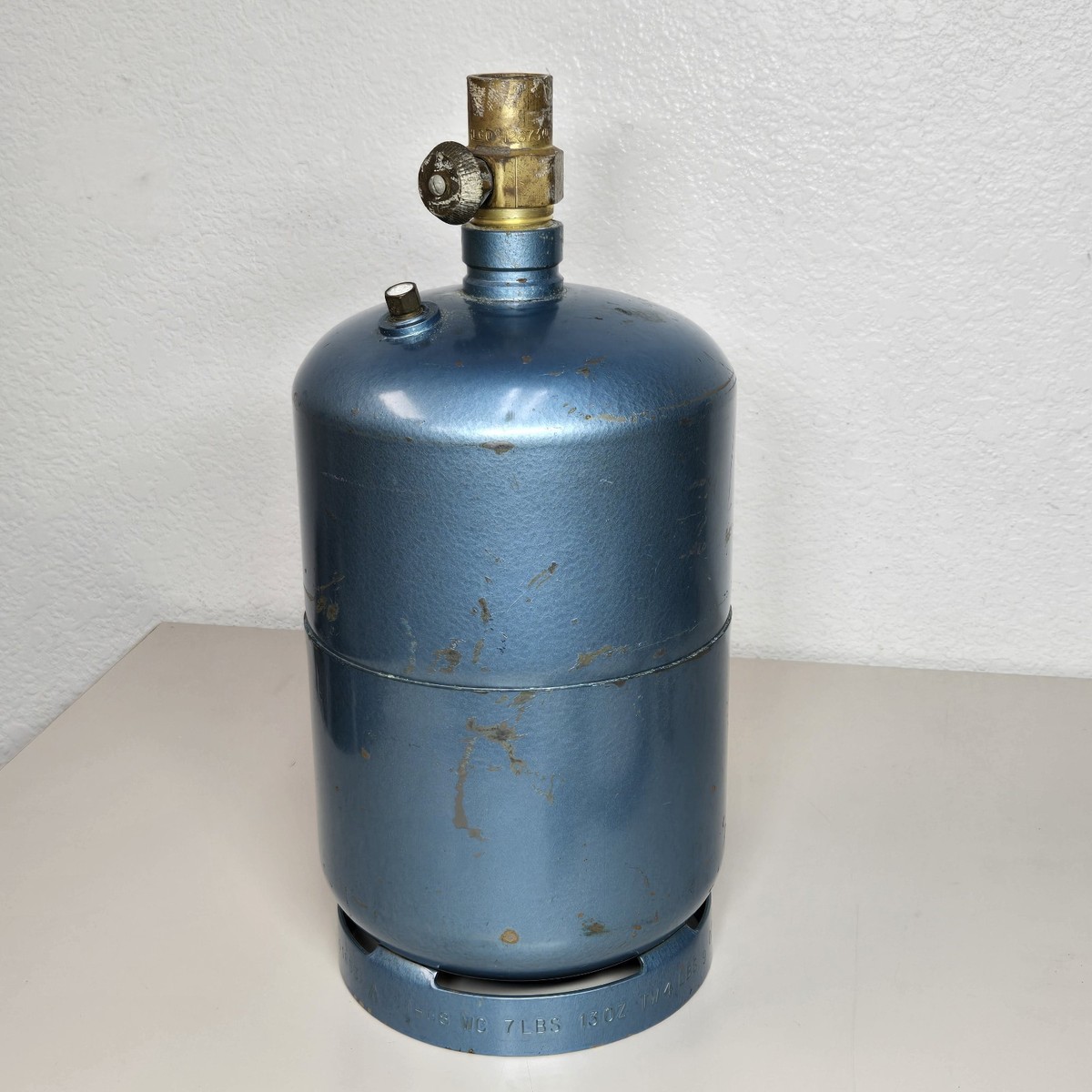 Vtg Primus Refillable Propane Tank For Bottle Metal Canister