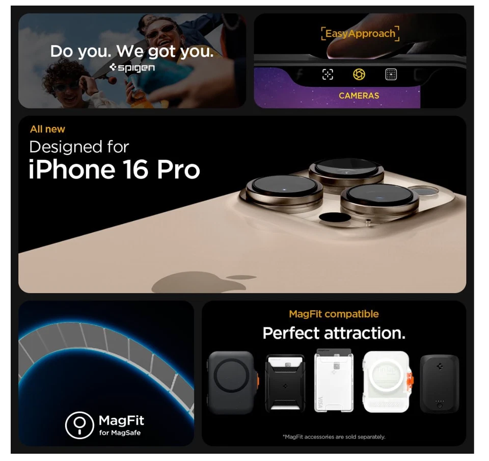 Spigen - Custodia iPhone 16 Pro Trasparente MagSafe Case Trasparente... - Immagine 3 di 4