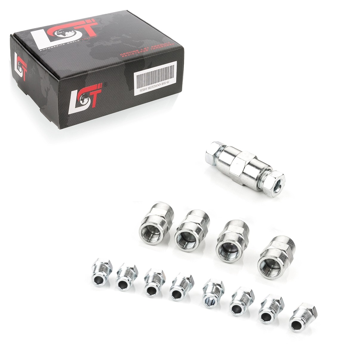5x Bermsleitungsverbinder 4.75 mm Bördel F Connector Screw connection for Dacia