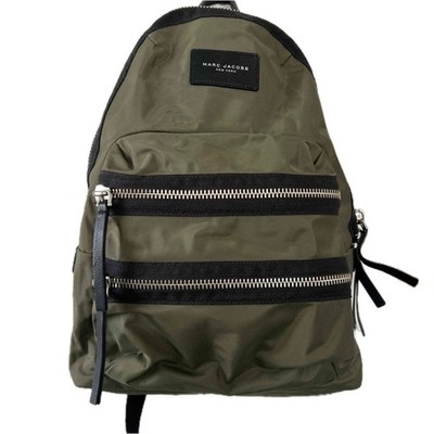 MARC JACOBS Backpack Khaki Nylon Male Rucksack