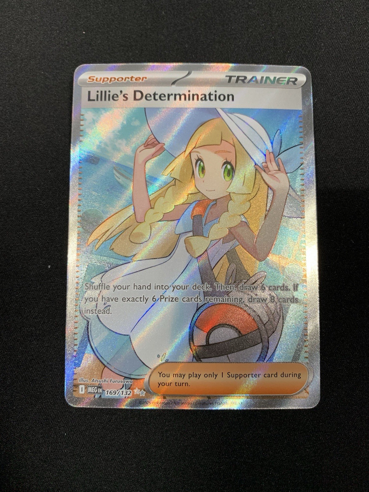 Lillie's Determination - Ultra Rare ME01: Mega Evolution 169/132 NM