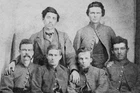 1862 Confederate Soldiers Civil War Imprisoned Camp Douglas Illinois 4x6 Photo
