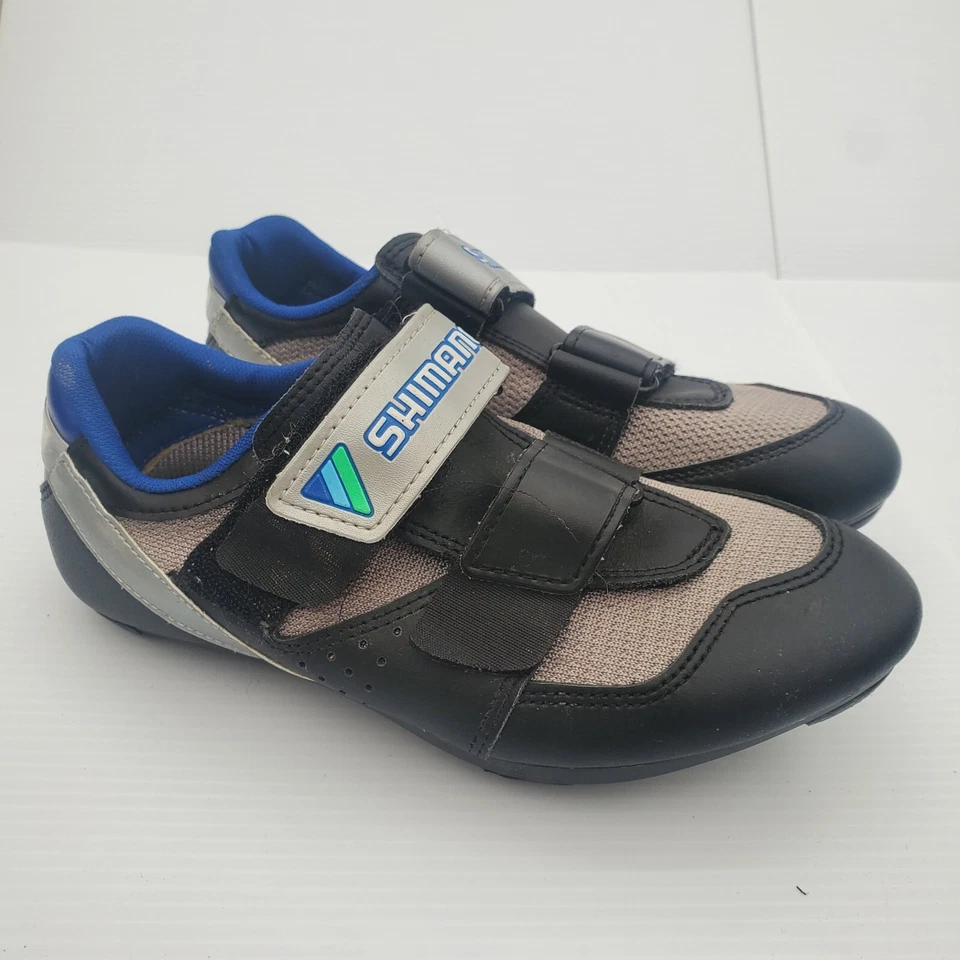 Shimano T120 Mens 6 Womens 7 to 7.5 EU 39 Cycling Shoes Black Hook & Loop SPD - Image 2 of 4