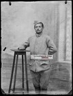 Alte Glasplatte Foto Negativ Schwarz Weiß 9x12 Cm Soldat 7. Regiment