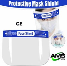 PPE Visor Face Shield Guard Mask Clear Perspex- UK STOCK Fast Dispatch