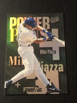 1997 Fleer Ultra Power Plus 1 Mike Piazza #7 HOF