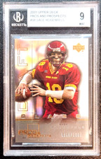 2000 Upper Deck Pros & Prospects  Sage Rosenfels  /1000 (RC) Commanders BGS 9