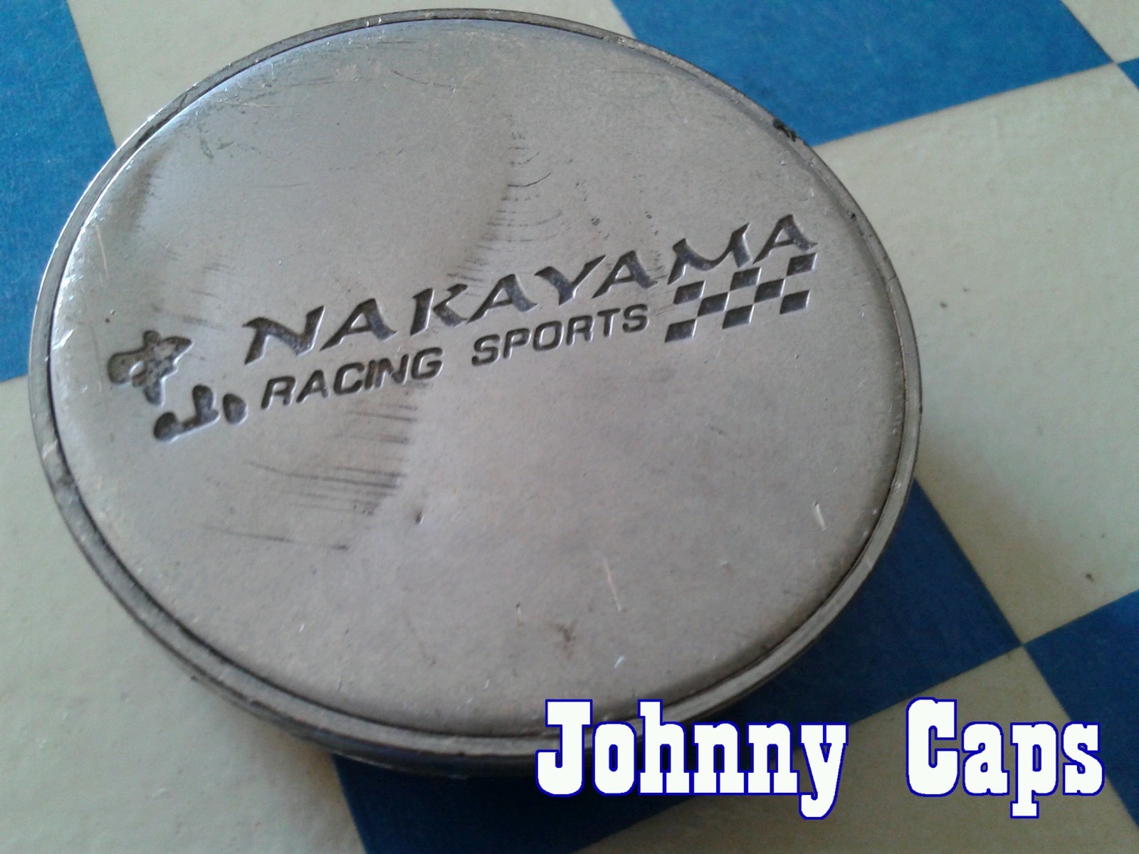 Nakayama Wheels Chrome Center Caps #2 Custom Wheel USED Center Cap (1)