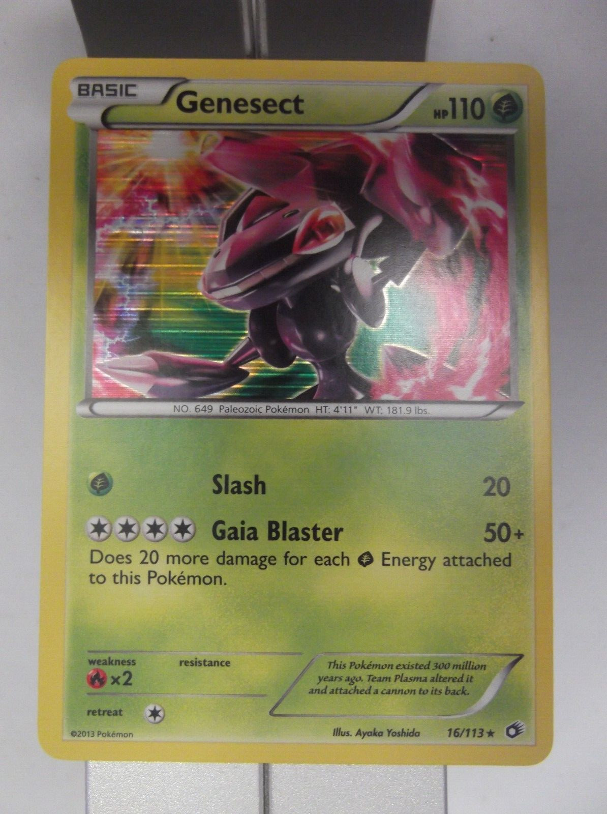 074PK016 - Genesect- 16/ 113 - Legendary Treasures - Rare Holo *