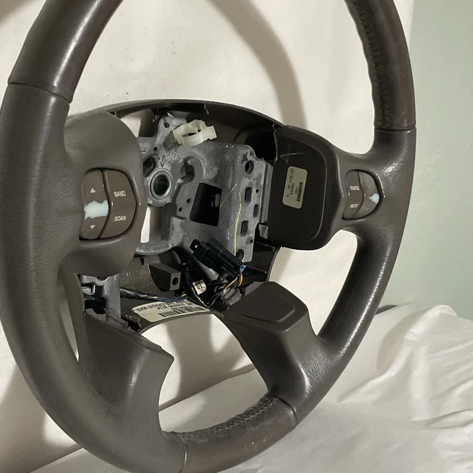 Volante Buick Rendezvous 2002-2007 bronzeado fabricante de equipamento original envoltório de couro bege  - Imagem 3 de 4