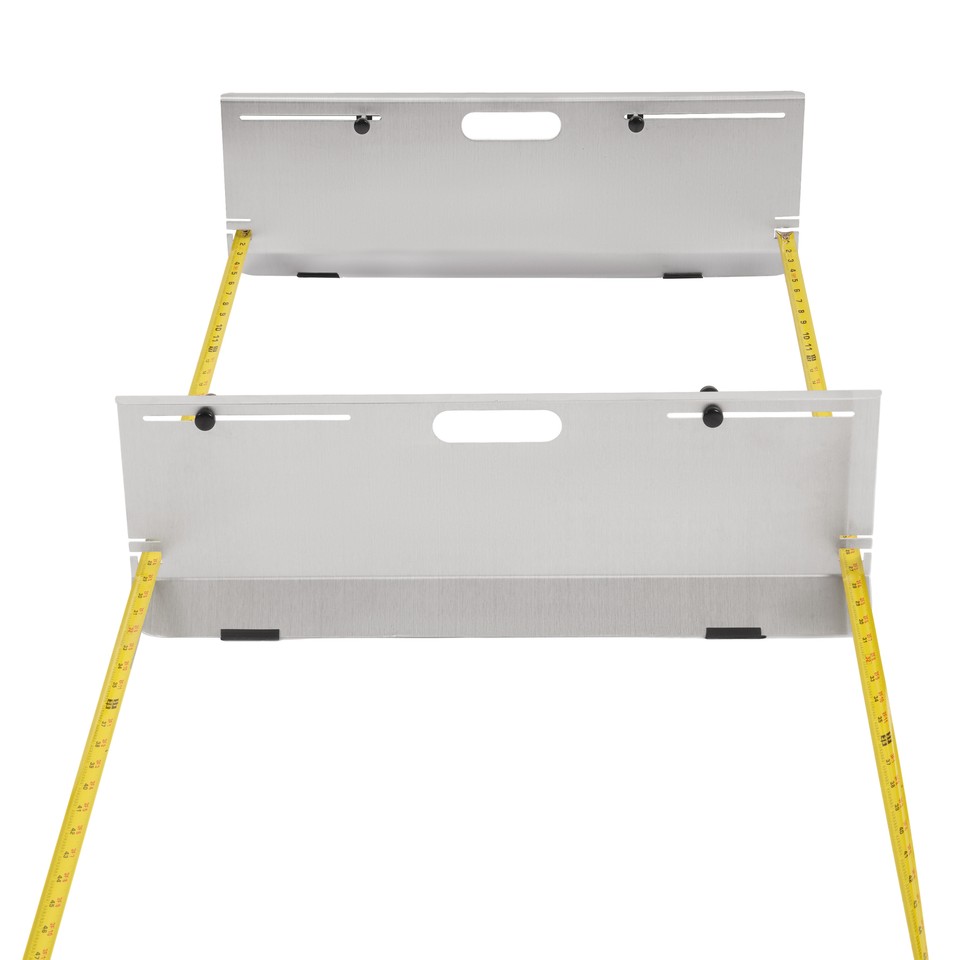 HECASA Wheel Alignment Tool Camber Caster Toe Plates 2 Tape Measures w ...