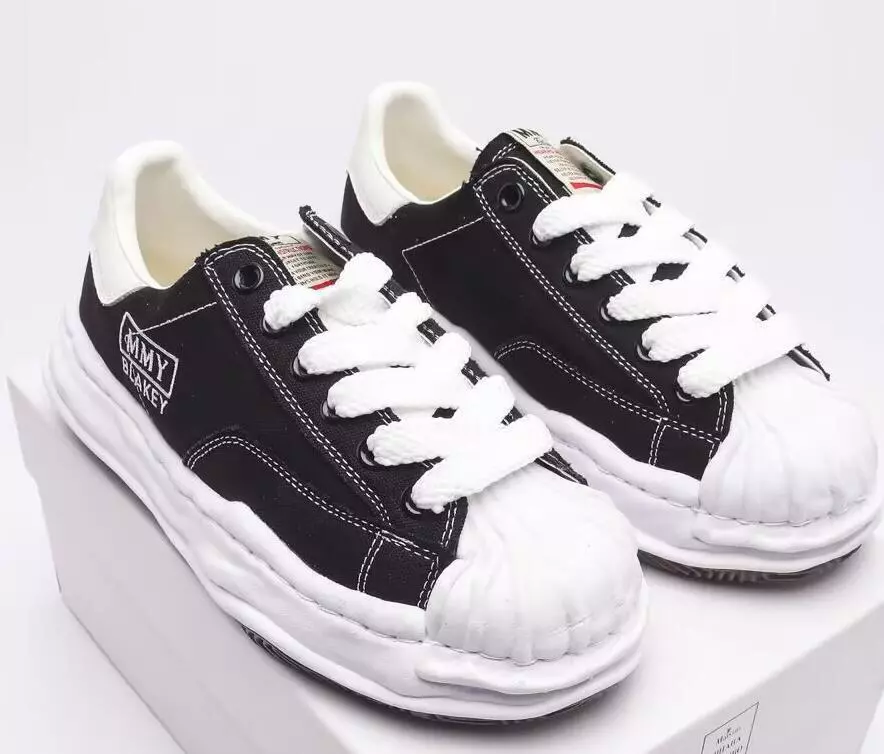 New Maison Mihara Yasuhiro Shell Head Low Top Canvas Shoes Men Women