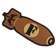 Arid Desert - F-Bomb - PVC Tactical Morale Patch With Hook Backing