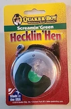 Quaker Boy Screamin’ Green Hecklin’ Hen Turkey Mouth Call - 11203
