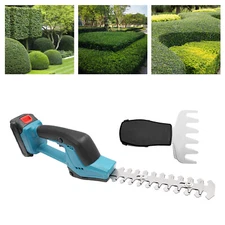 Cordless Grass Shear & Hedge Trimmer 2 in 1 Electric Shears/Grass Cutters