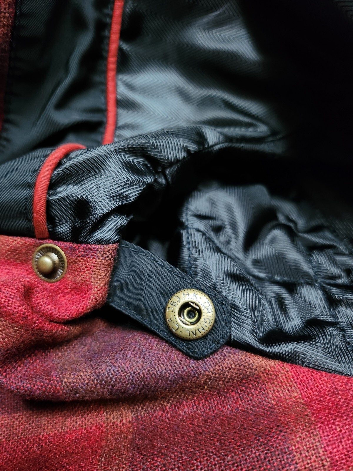 Men's Pendleton Wool Coat Jacket with removeable … - image 16