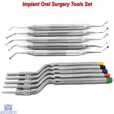 Sinus Lift Osteotomes & Mushroom Elevators Implant Oral Surgery Instruments Set