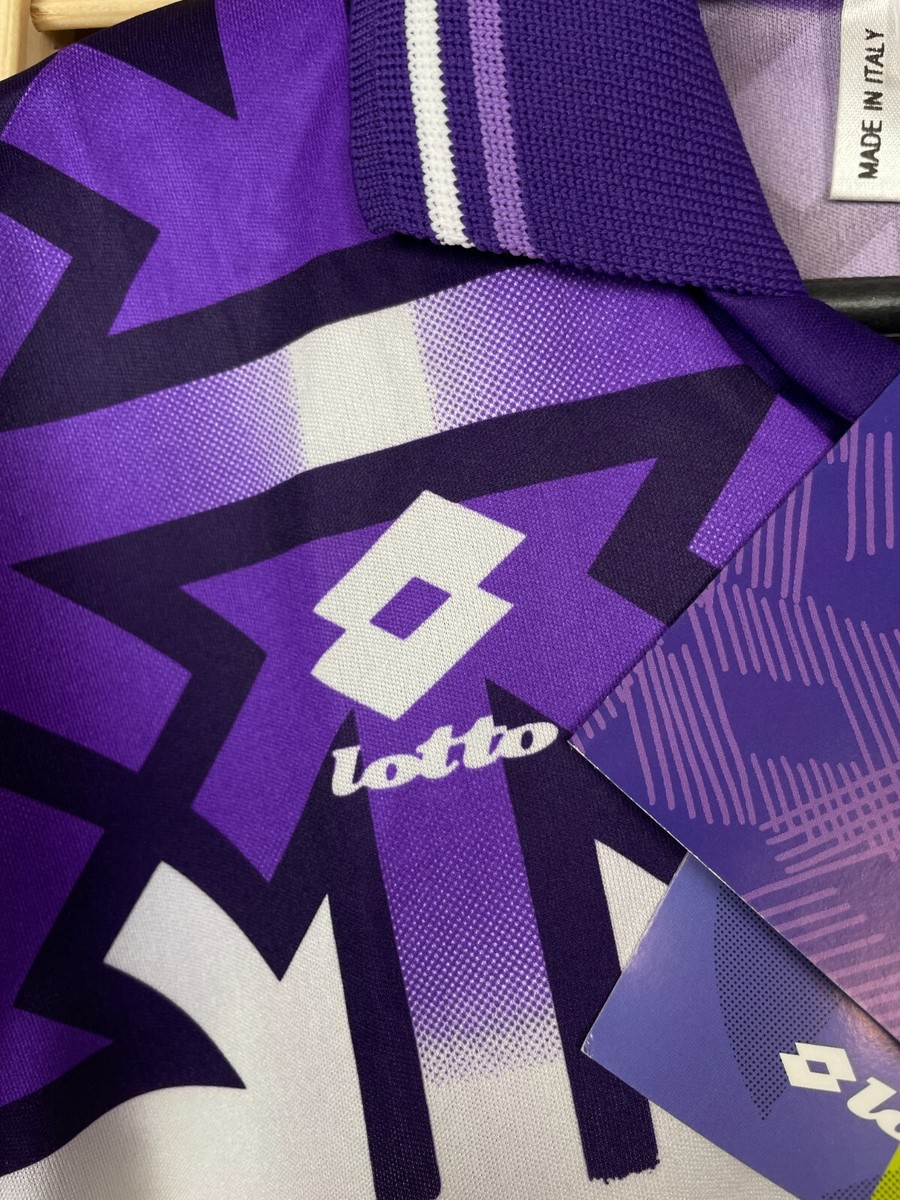 FIORENTINA VERY RARE JERSEY AWAY FOOTBALL SHIRT 92 93 LONG