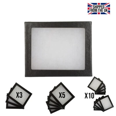 Riker Display Case 130BK - 5" x 4" x 3/4" Collectables Display Mount Tray Box