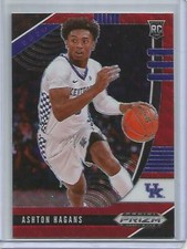 Ashton Hagans 20/21 Panini Prizm Crusade Ruby Wave Prizm Rookie