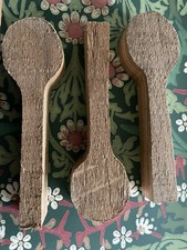 3 Butternut Spoon Blanks for Wood Carving Soft Basswood RoughOuts for Beginners