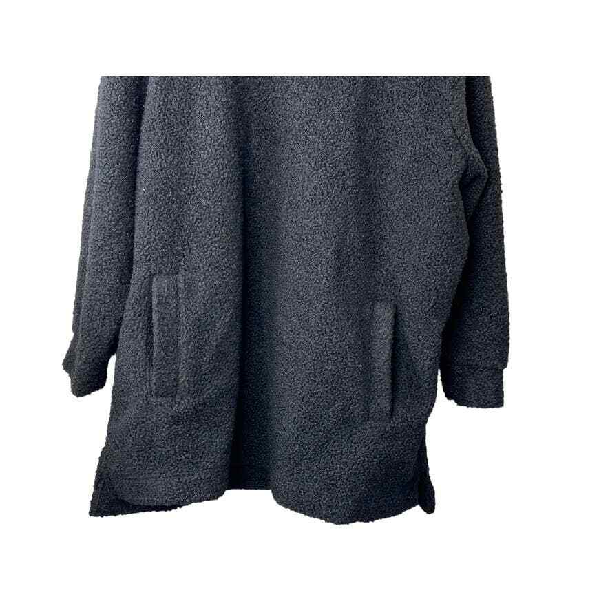 Women's boucle fleece tunic pullover Clearance