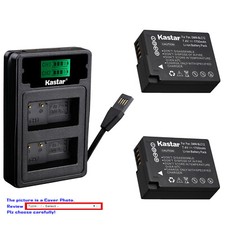 Kastar Battery LZD2 USB Charger for Panasonic DMW-BLC12 Panasonic Lumix DMC-G85