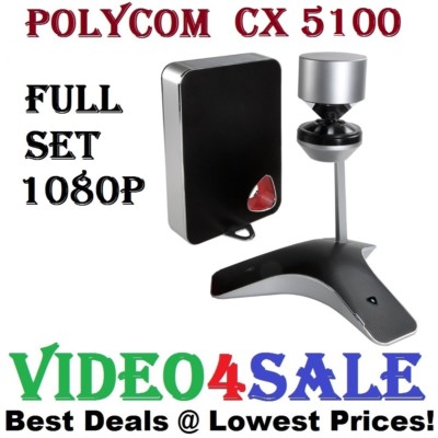 POLYCOM CX5100 SET | V1.3.5 | FULL HD 1080P | LYNC 2013 SKYPE 2015 | BEST DEAL