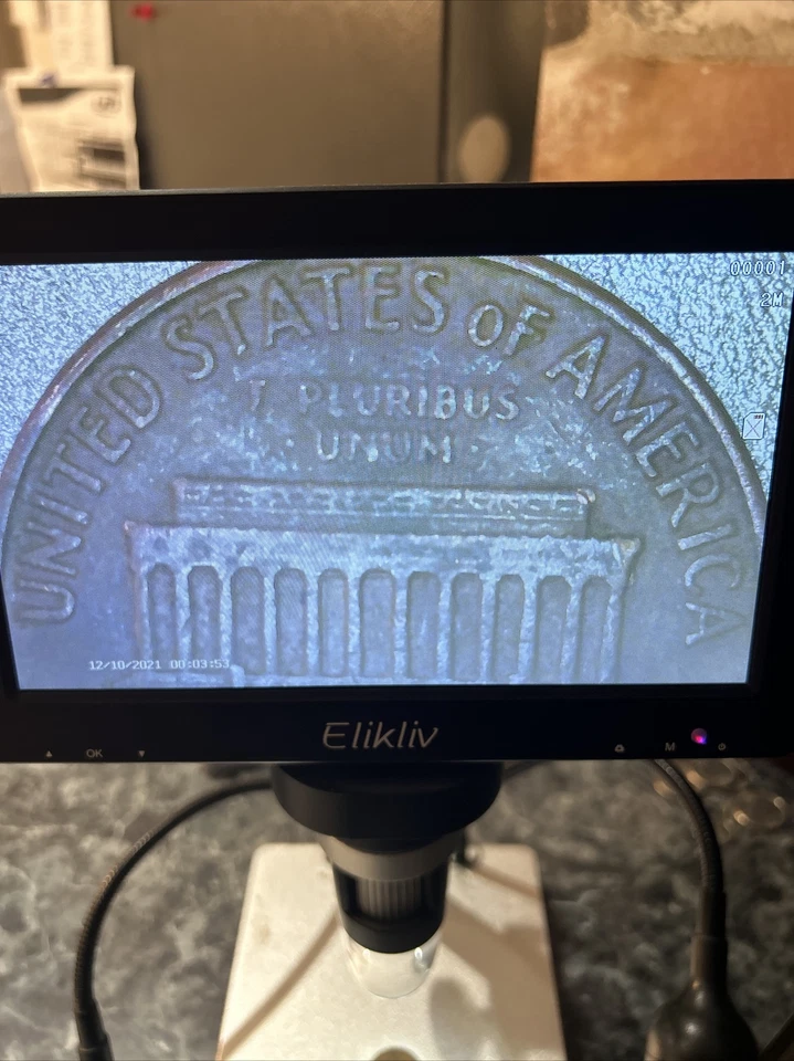 1960-D Lincoln Memorial Cent 3.13g W Touching Rim - Image 3 of 4