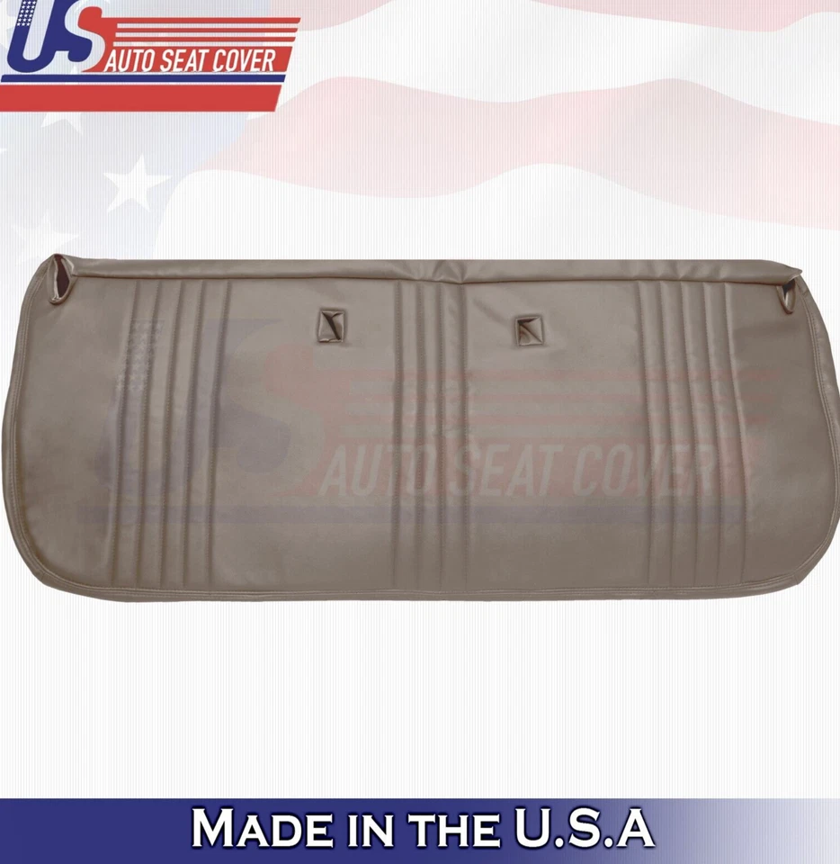 1997 For GMC Sierra C/K 1500 2500 3500 Front Bottom Bench Vinyl Seat Cover Tan - Image 2 of 3