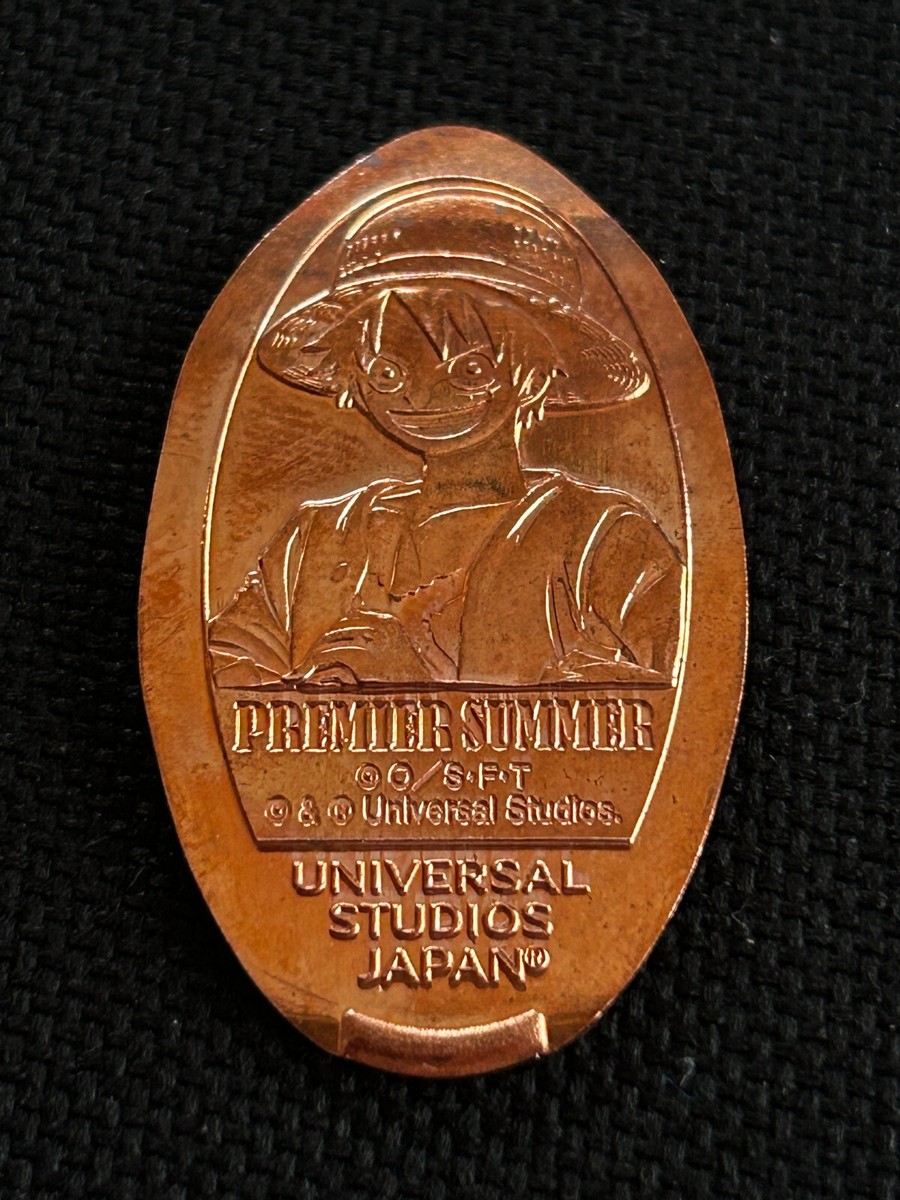 Monkey D Luffy One Piece Souvenir Medal Coin Universal Studios