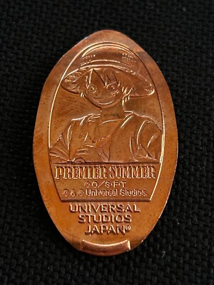 Monkey D Luffy One Piece Souvenir Medal Coin Universal Studios