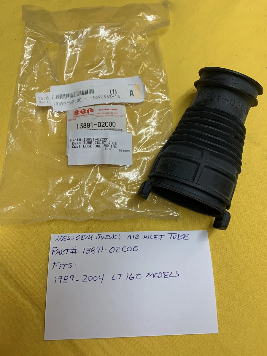 NEW OEM SUZUKI Air Inlet Tube (13891-02C00)1989-2004 LT160 LTF160