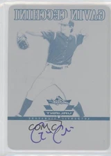 2012 Leaf Valiant Printing Plate Black 1/1 Gavin Cecchini #VA-GC1 Auto 0t3