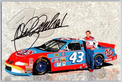 John Andretti Hand Signed Photo Hero Card - NASCAR Driver - Deceased