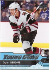 2016-17 Upper Deck - Dylan Strome's . Young Guns . rookie card # 498. rookie card picture