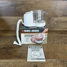 Black & Decker Handy Chopper Mincer Model # HC-2000 Original Box W/Manual