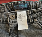 Levis Size 14 Reg Girls Skinny Fit Adjustable Waist Black Wash Denim — photo 7