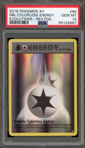 Pokemon Double Colorless Energy XY Evolutions Reverse Holo #90 PSA 10 Gem Mint