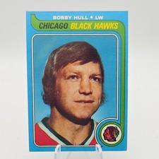Topps 1979-80 Bobby Hull #185 Chicago Blackhawks Ice Hockey Card
