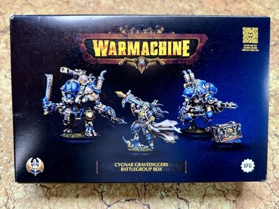 Warmachine Cygnar Gravediggers Battlegroup Box Steamforged NIB SFIK-CGN209
