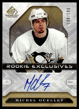 2006-07 SP Game Used Rookie Exclusives Autographs Michel Ouellet Auto 048/100